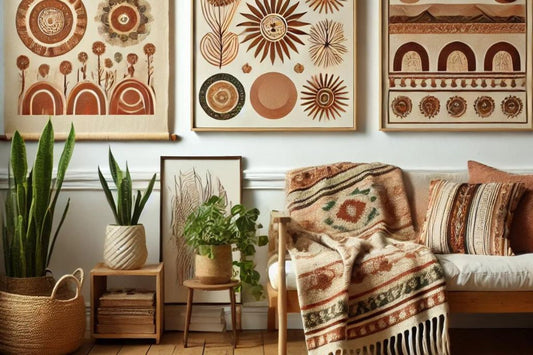 HVA ER BOHO WALL ART?