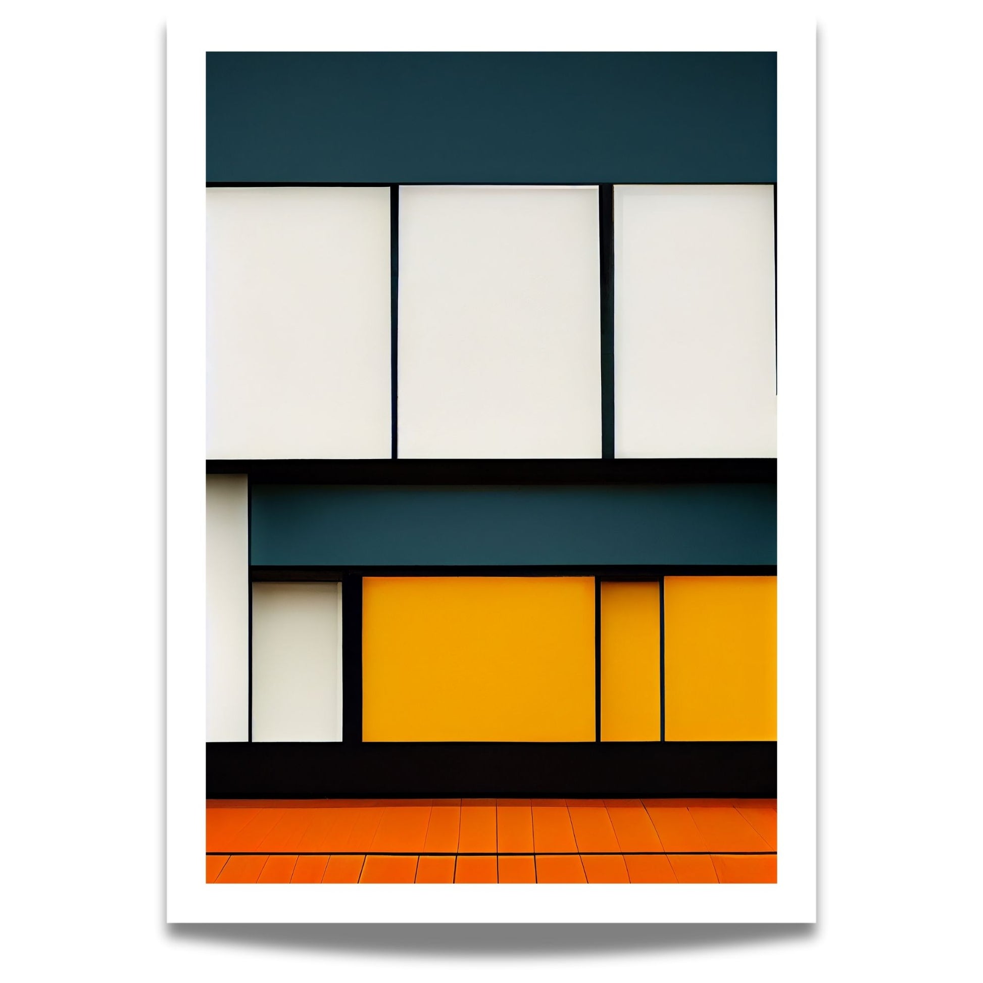 Oppdag den tidløse estetikken med Bauhaus Geometric Art – en moderne tolkning av arkitektoniske former, geometriske mønstre og abstrakte komposisjoner. 