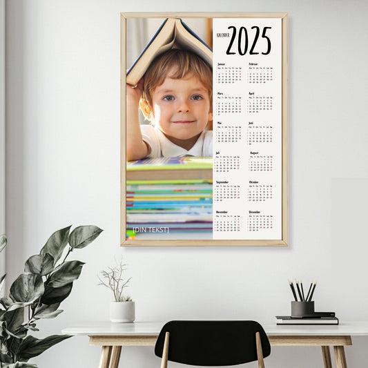 Gjør 2025 ekstra spesielt med vår unike&nbsp;Kalender 2025 med personlig motiv!